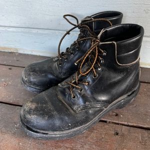 Vintage Black Redwing Boots